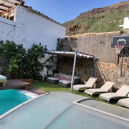 Casa Agustin Pool 27 ºc * Fátaga